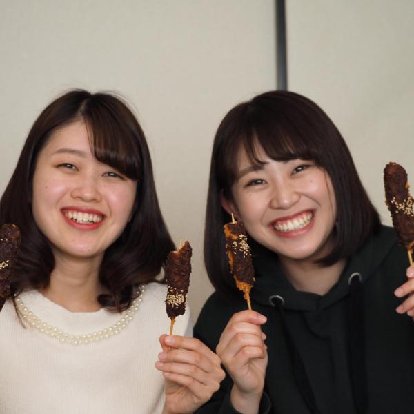 2019観光大使おかざき　古林かなみ（左）鶴田百代（右）