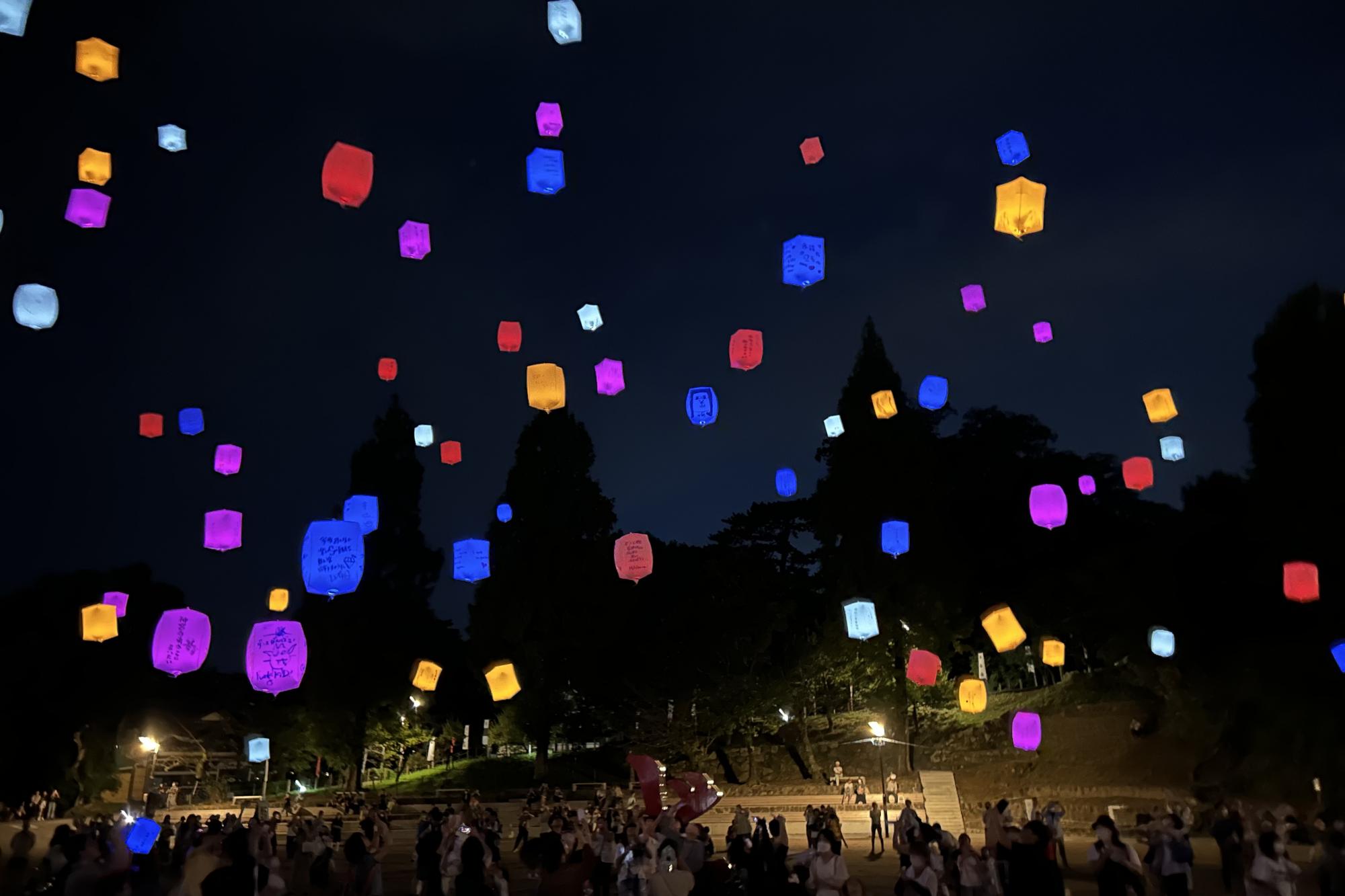 2023年12月23日（土）に岡崎公園多目的広場にて「スカイランタン®フェスティバル～おめでとう！徳川家康公～」を開催します！