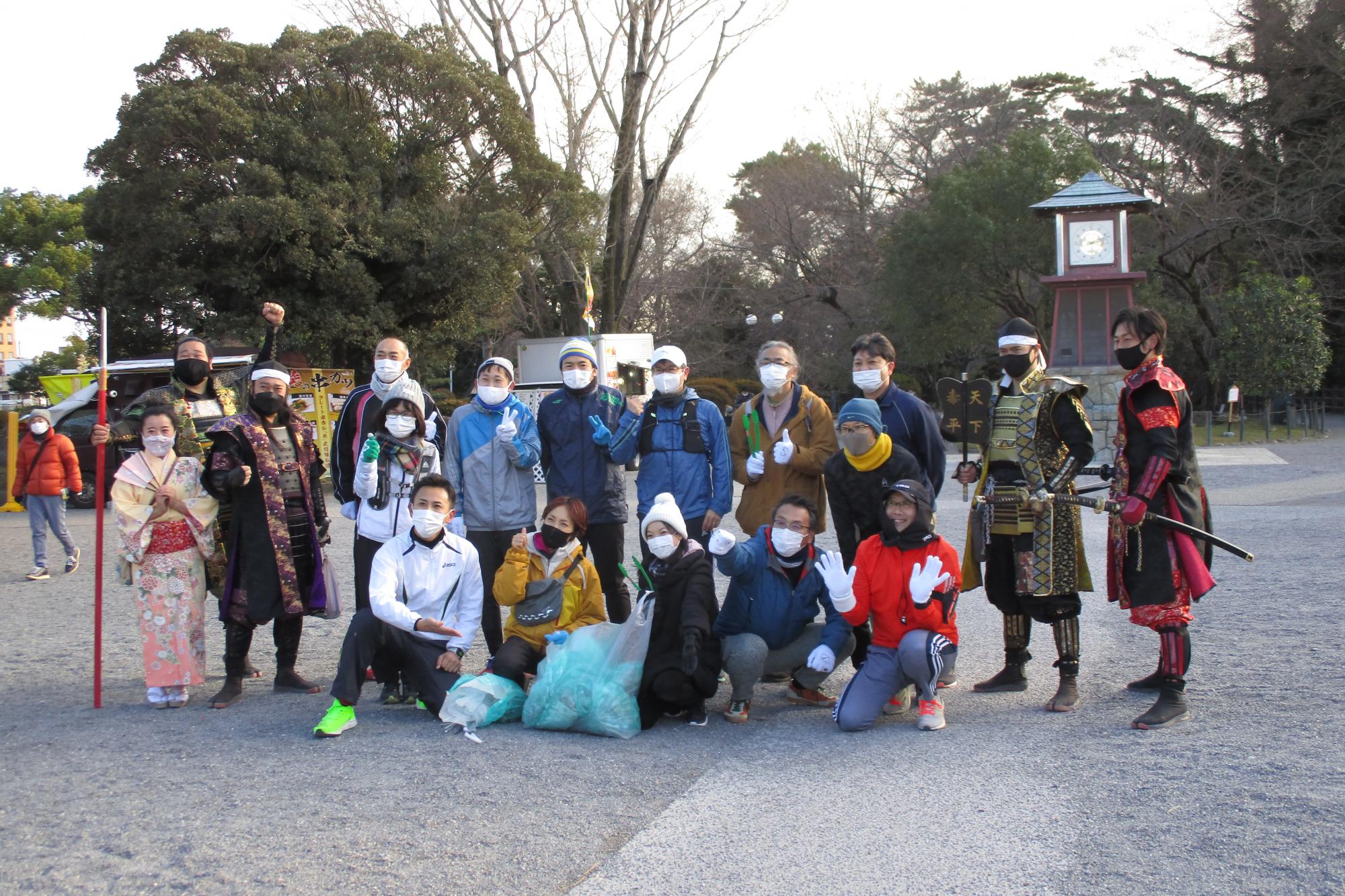 2024年1月6日（土）「岡崎公園から街をきれいに～岡崎城でプロギング～」を開催します。