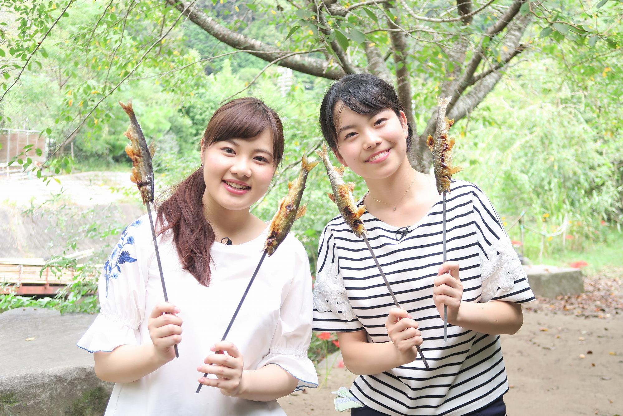 「男川やな」さんでBBQ＆鮎つかみどり！(観光大使)