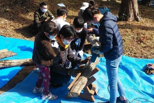 「おおだの森でシイタケの菌打ち体験(2026年)」を開催します