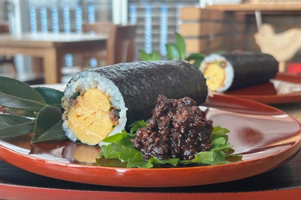 岡崎おうはんを使用した恵方巻。太田商店「たまご恵方巻」をご紹介します！