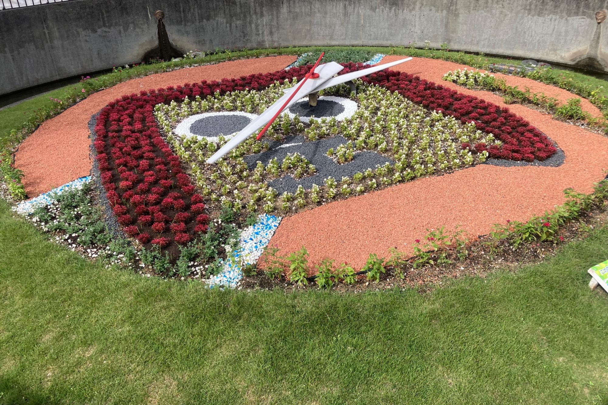 2026年3月23日（月）岡崎城公園花時計の修理が終わりました！