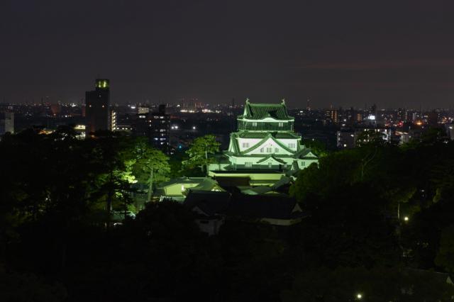 2026年6月27日（土）岡崎城天守・大手門ライトアップの年間スケジュールを変更しました。