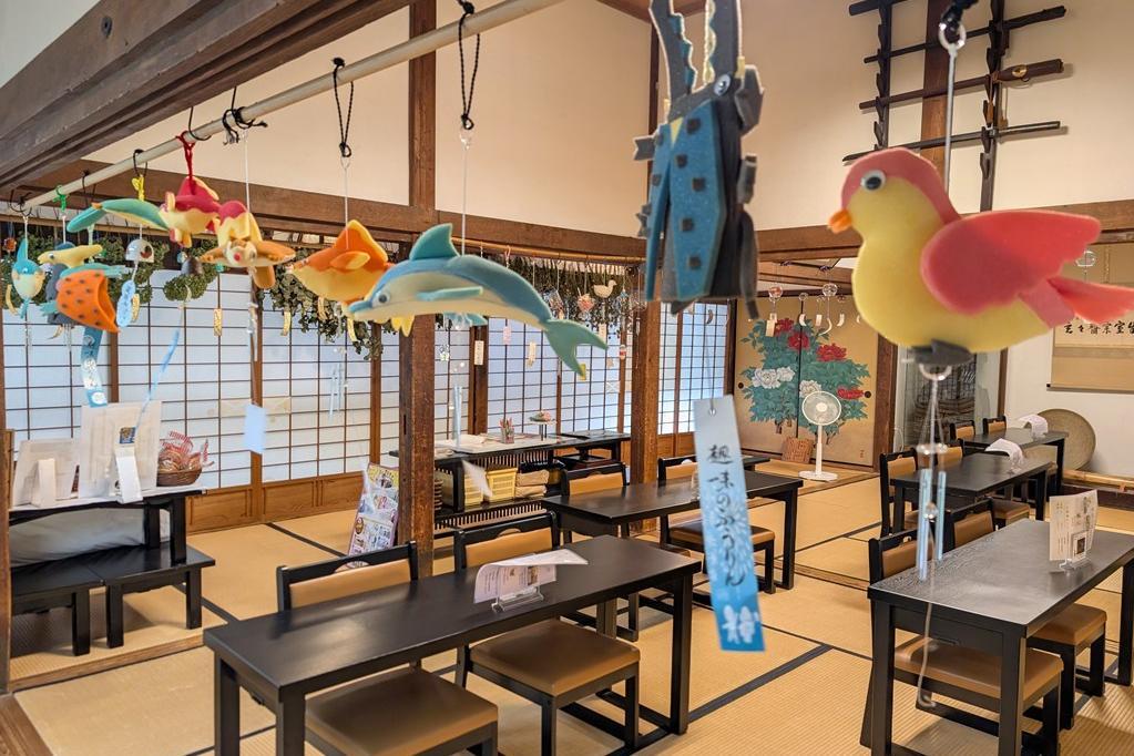 奥殿陣屋にて『おかざき世界こども美術博物館親子造形センター作品展「風鈴」』開催中です！