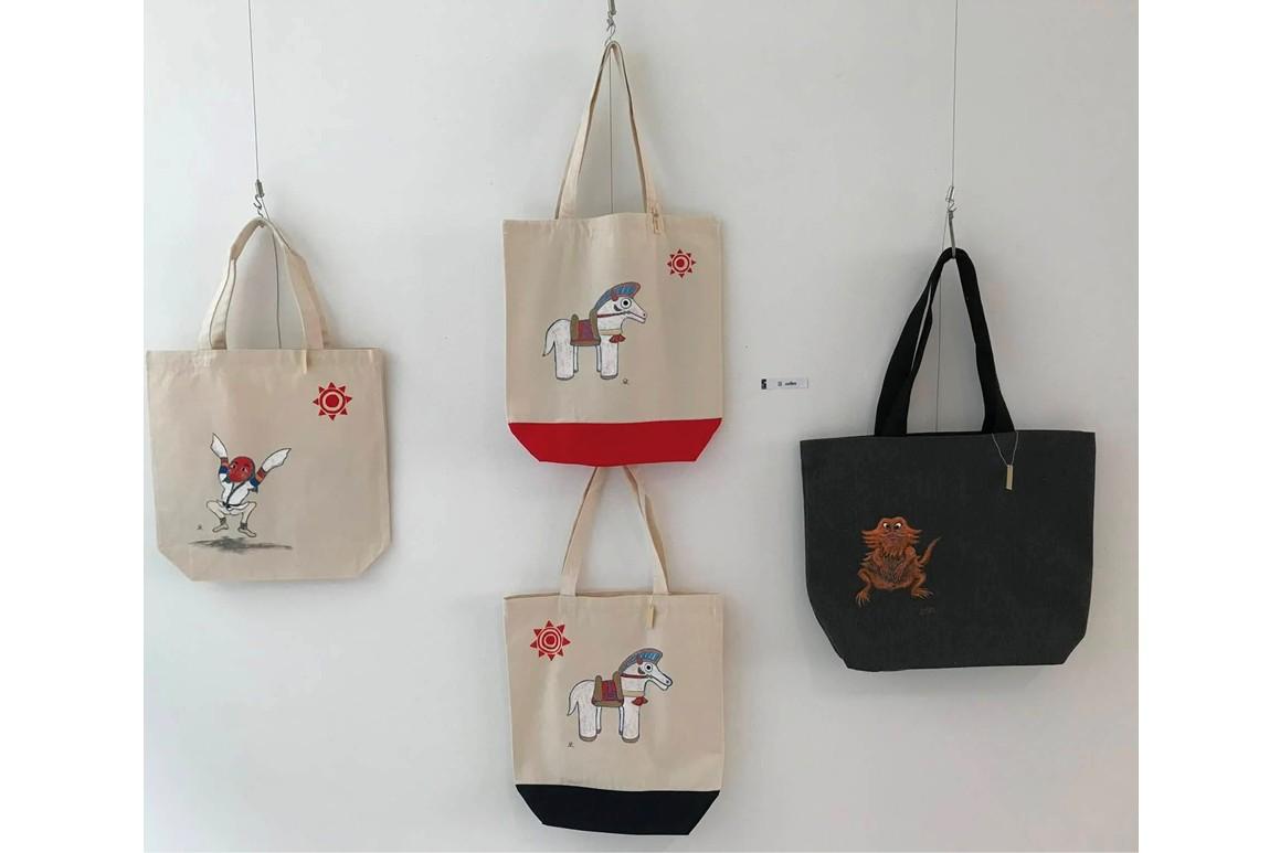 画廊是にて「トートバッグ展」開催中です！