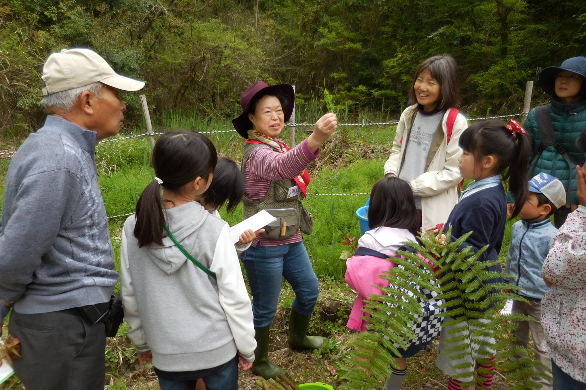 「食べられる植物を探そう」を開催しました！