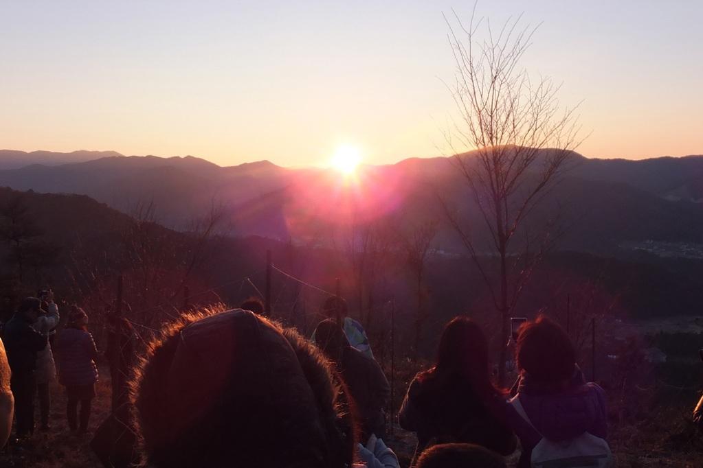 元旦の朝は、おおだの森で初日の出を見よう！