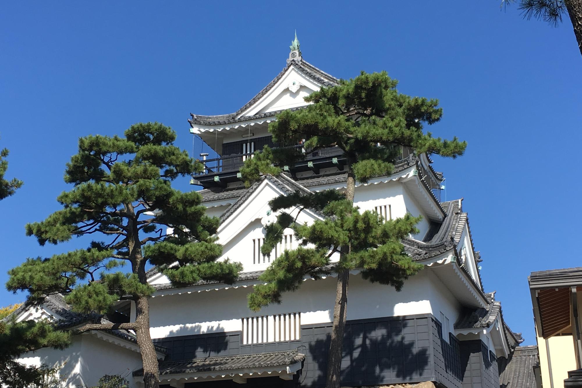 緊急事態宣言に伴う岡崎城をはじめとした園内施設の休館についてのお知らせ。 