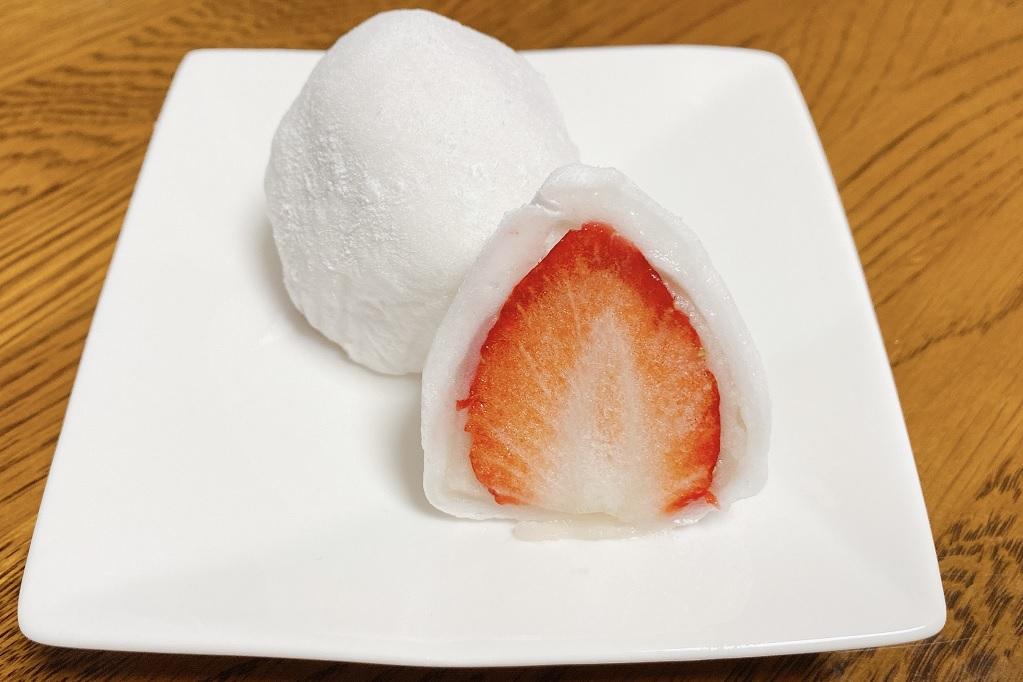【担当者おすすめ情報】岡崎市内和菓子屋の「いちご大福」を紹介します