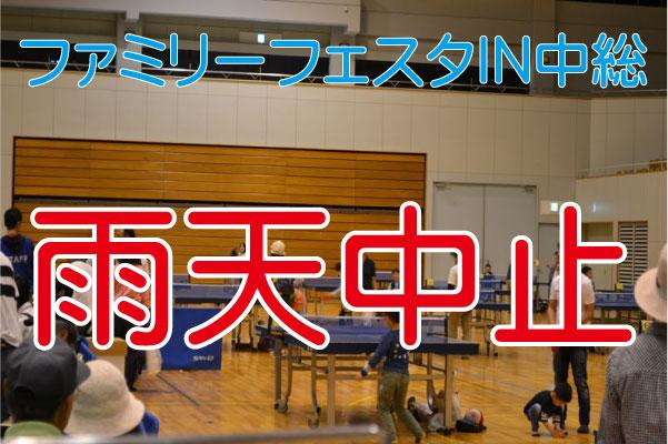 ファミリーフェスタIN中総2021中止のご案内