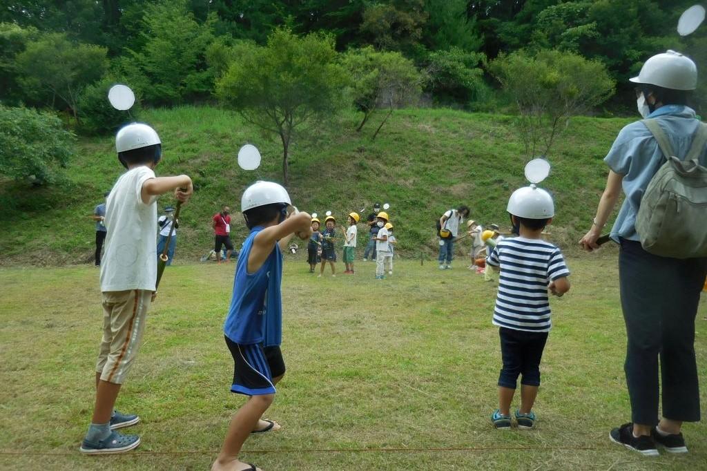 夏の水祭り第１弾「竹水鉄砲づくり・的当て大会」を実施しました！