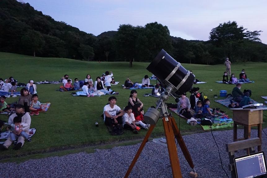 7月のわんパーク星空観望会を開催しました。