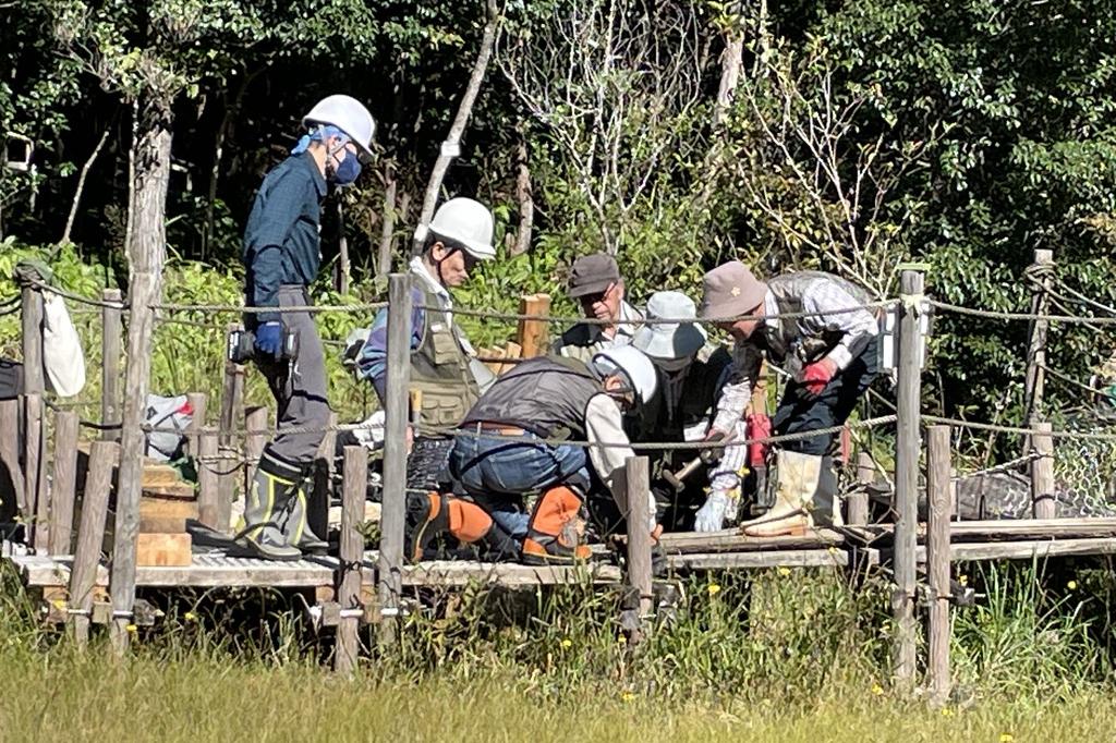 10月の北山湿地の作業を行いました！