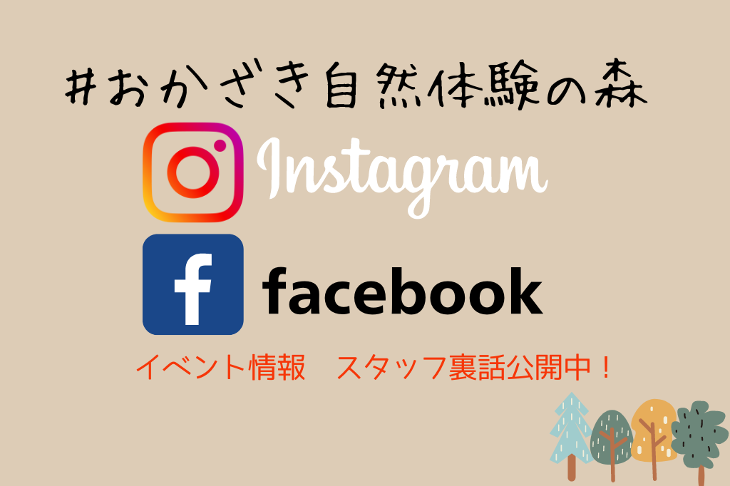  facebookページ と　instagramを開設しました！！