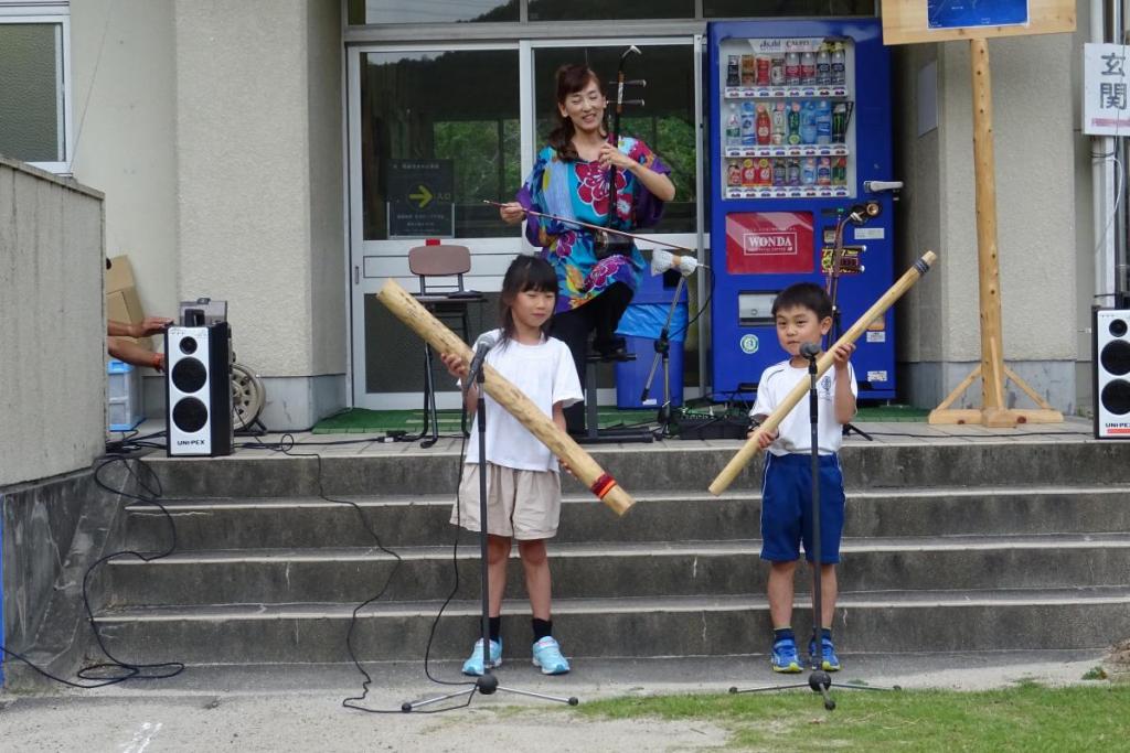 子どもたちとコラボ