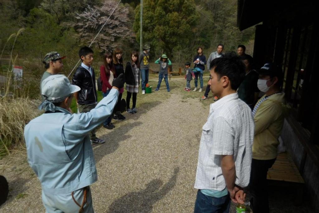 今日の活動内容について説明