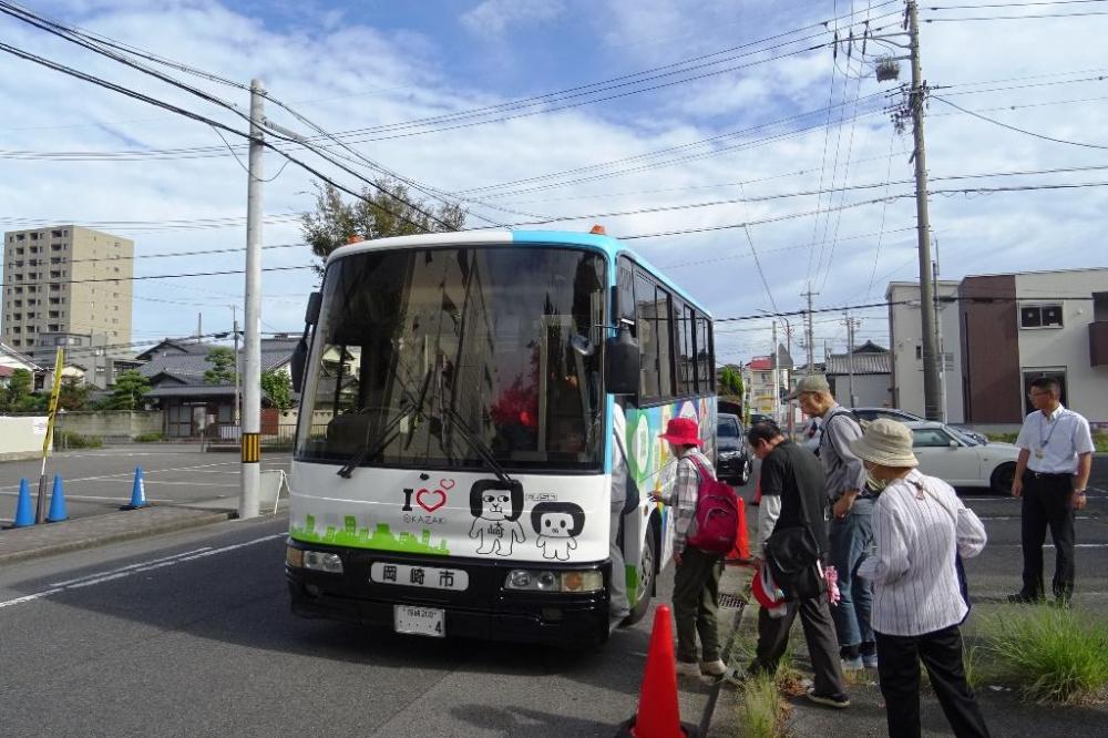 いよいよバスが出発！