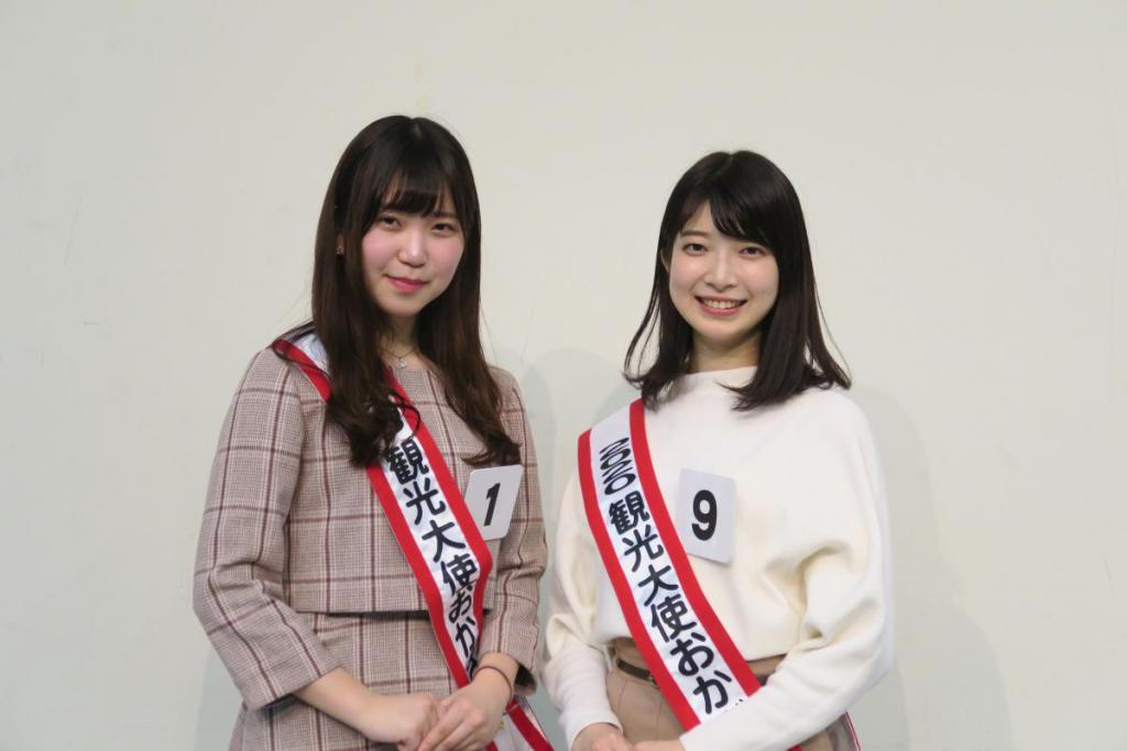 左:橋本優伽（はしもとゆうか）さん　右:安藤万莉奈（あんどうまりな）さん