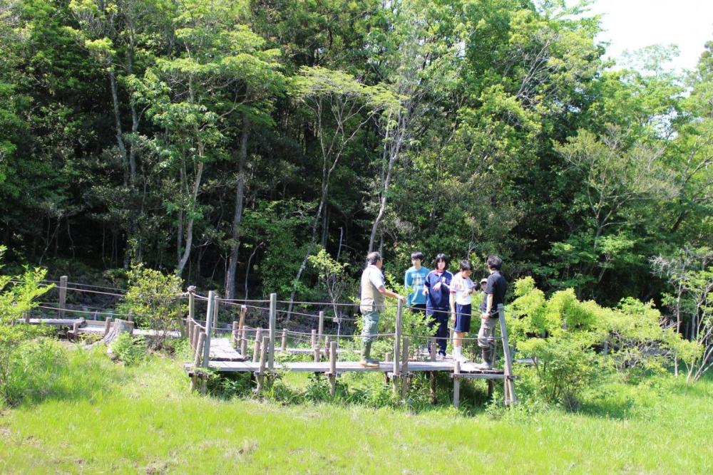 渡邊先生の講義を聞く岡崎高校SSH部の皆さん