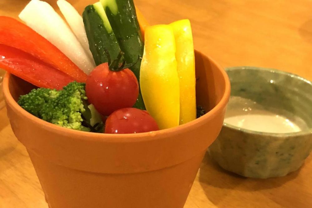 お肉だけでなく、野菜メニューもあります！