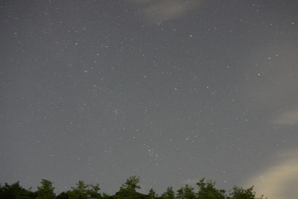 こんな星空が見えました