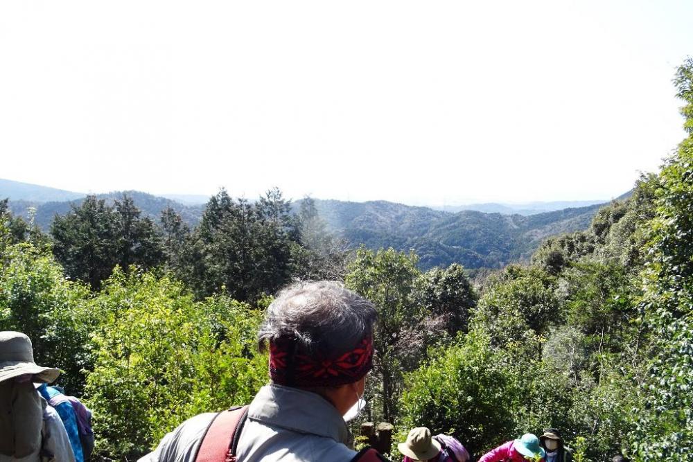 愛宕山山頂に到着しました！