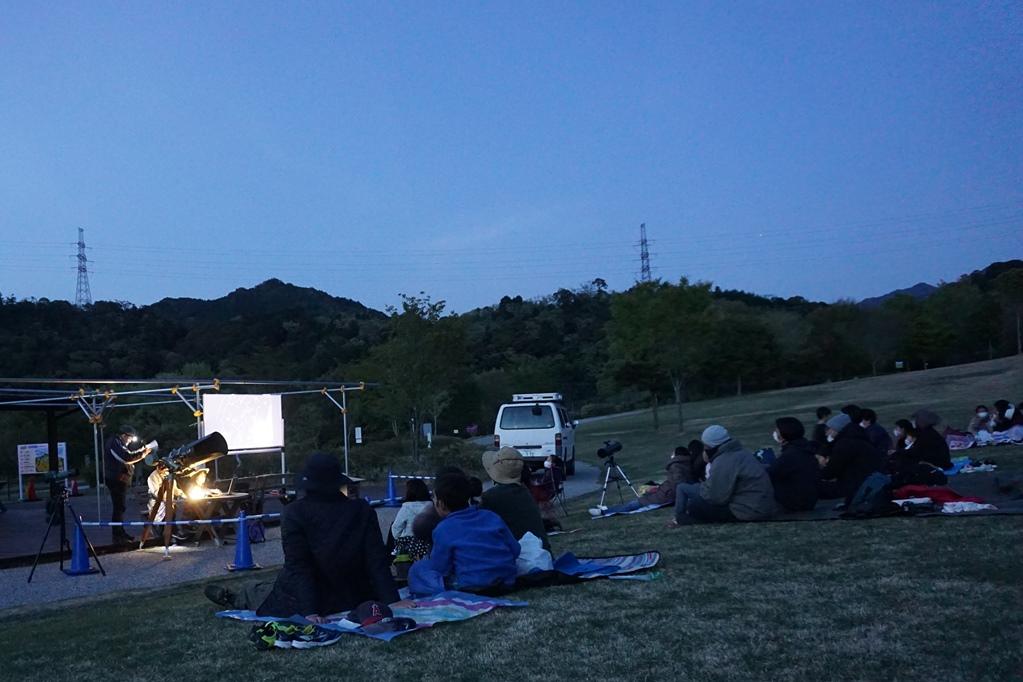 暮れていくわんＰarkの空