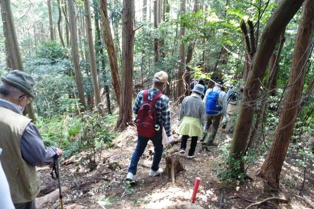 もう少しで喜桜山へ到着します！