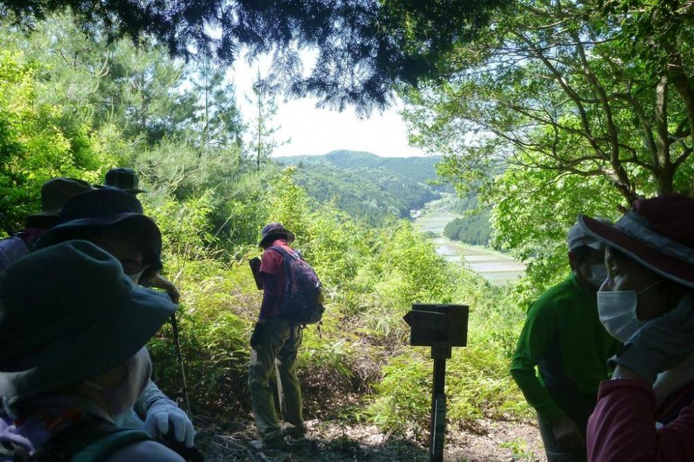 「見晴ヶ丘」に到着しました。ここからの景色が好きなんです。