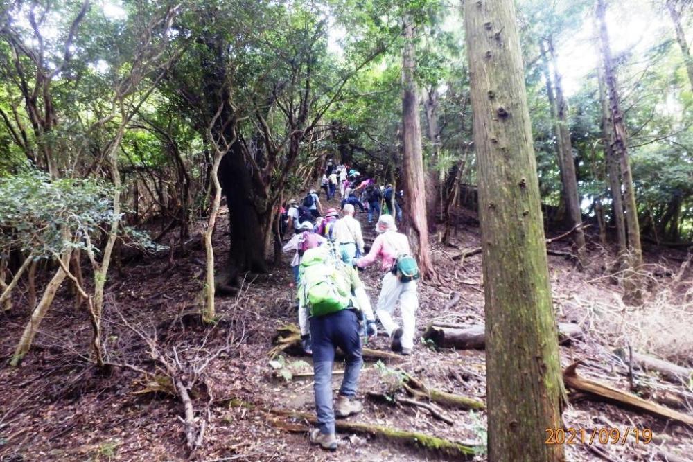 もう少しで登り終えます！