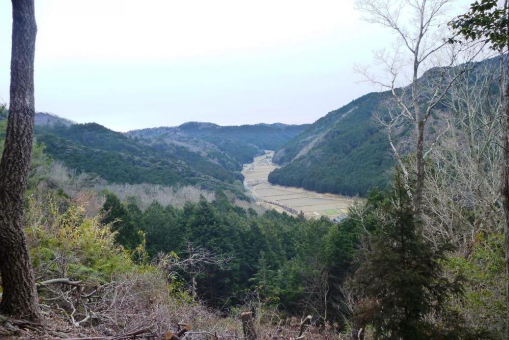 「見晴ヶ丘」の風景。鳥川を代表する風景です。