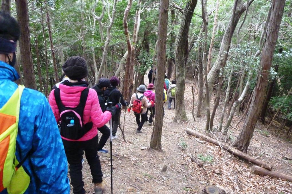 それでは下山開始。安全に山を下りていきます！