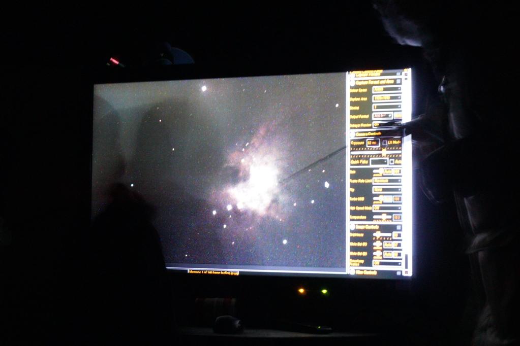 オリオン大星雲のライヴ映像