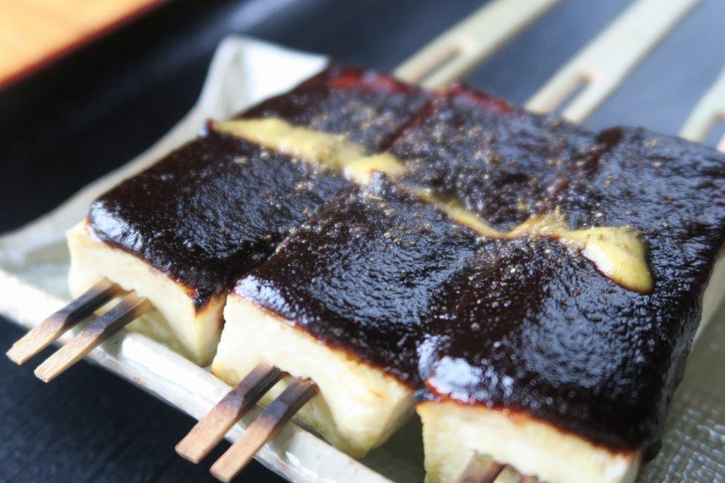 お豆腐の田楽！定食もあります