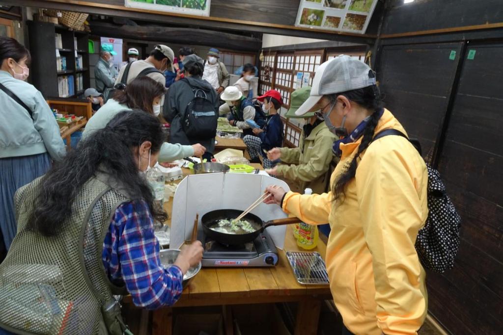 天ぷらづくり開始！