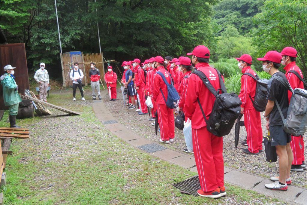 まずはあいさつと作業の説明です。