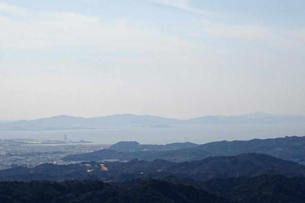 少し霞んでいますが、まさに絶景！