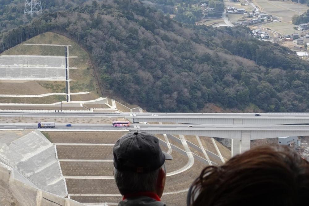 新しい日本の大動脈も見渡せます