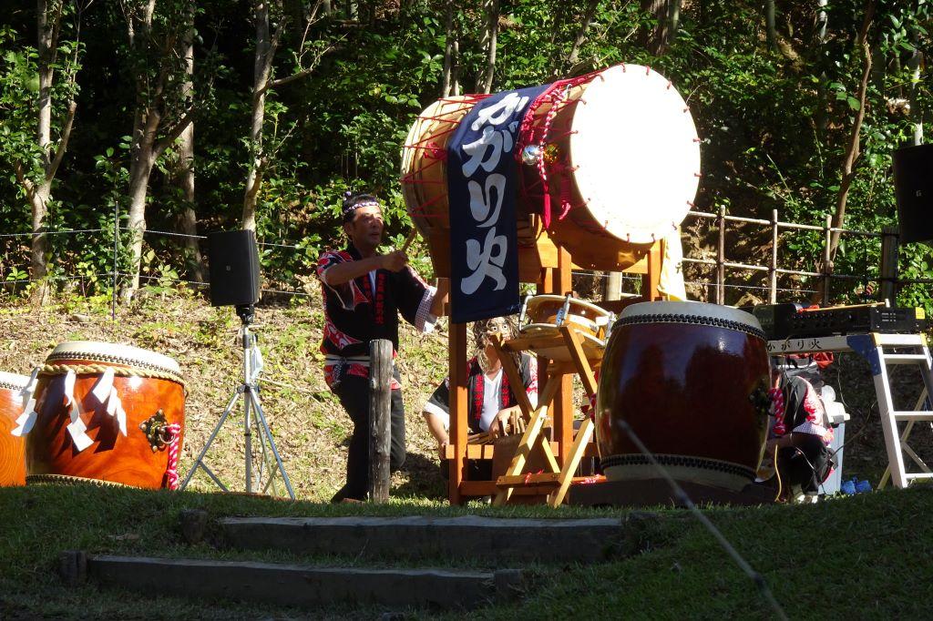 和太鼓「かがり火」でスタート！