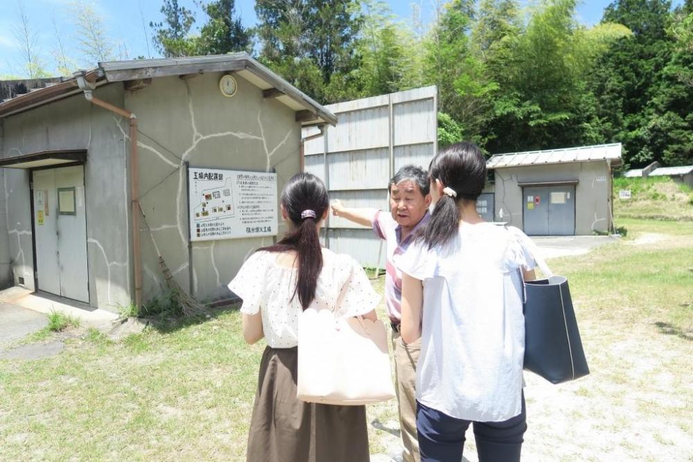 敷地案内図には、小屋ごとに何があるか書かれています