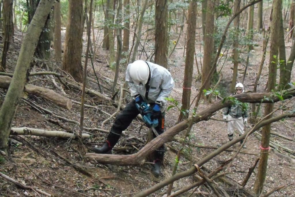 作業は安全第一で！