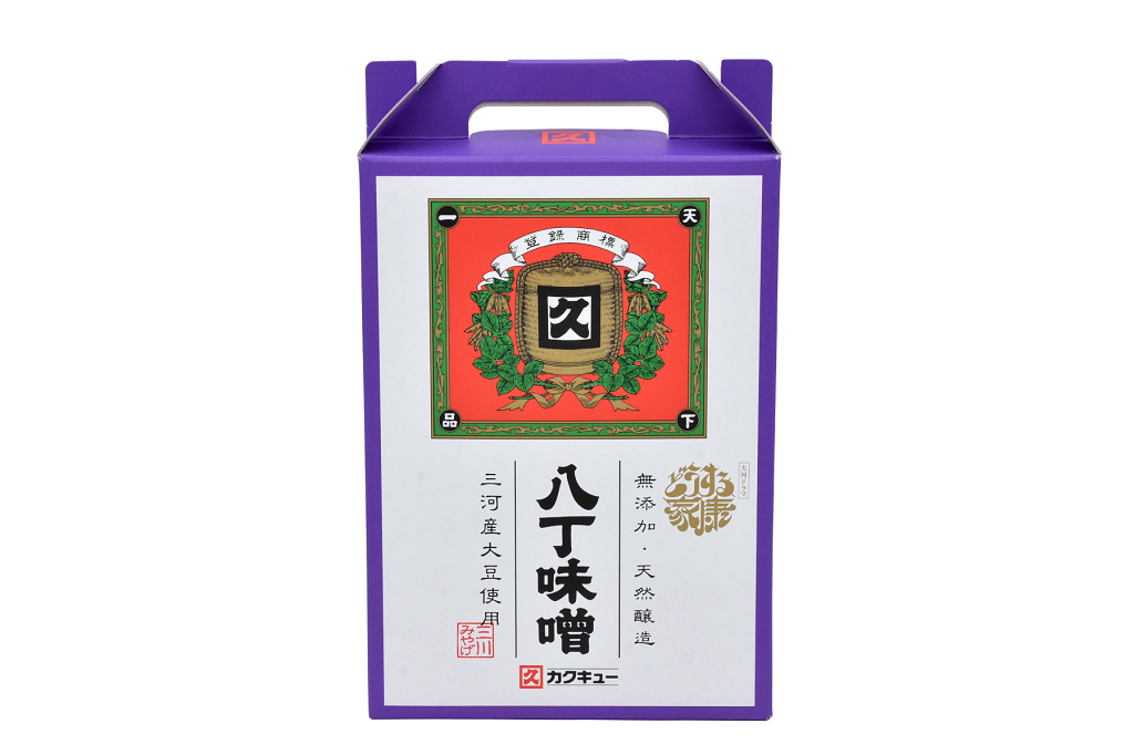 カクキュー八丁味噌／三河産大豆八丁味噌化粧箱（限定家康公ver）