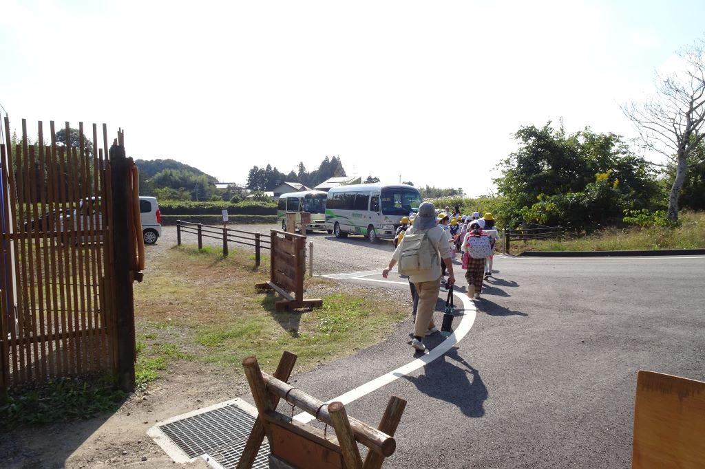 駐車場につきました