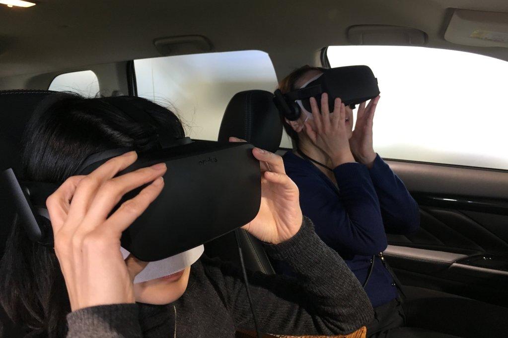 VRによるドライブ体験！