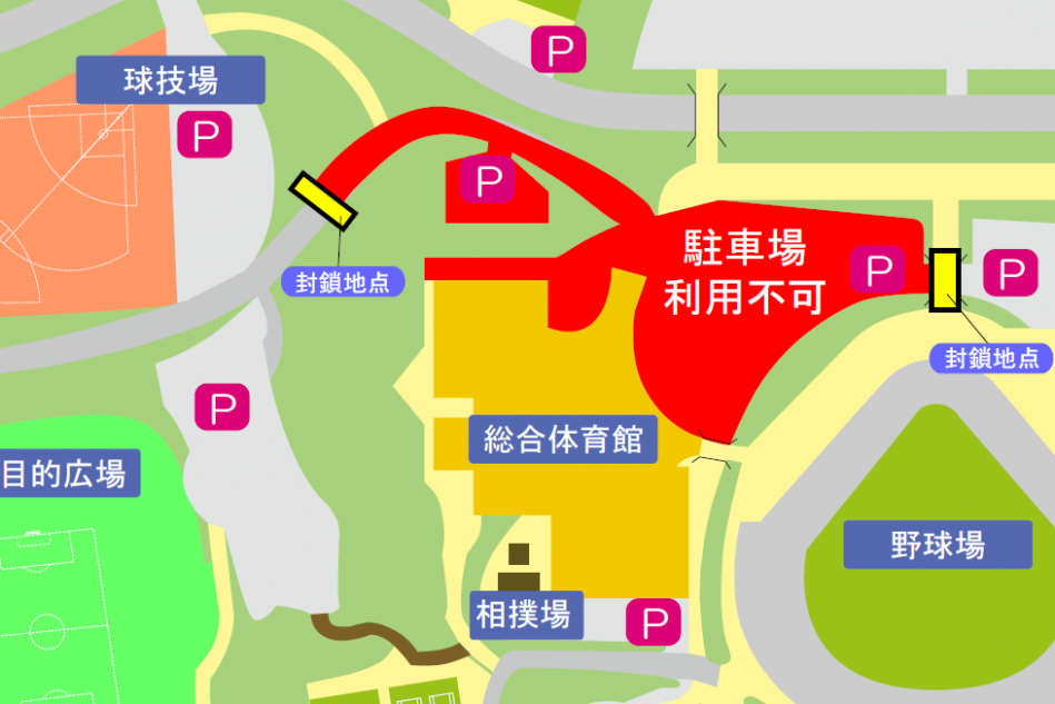 車中泊可 8/2 駐車場 長岡花火大会 右岸 A会場 大型可 会場まで