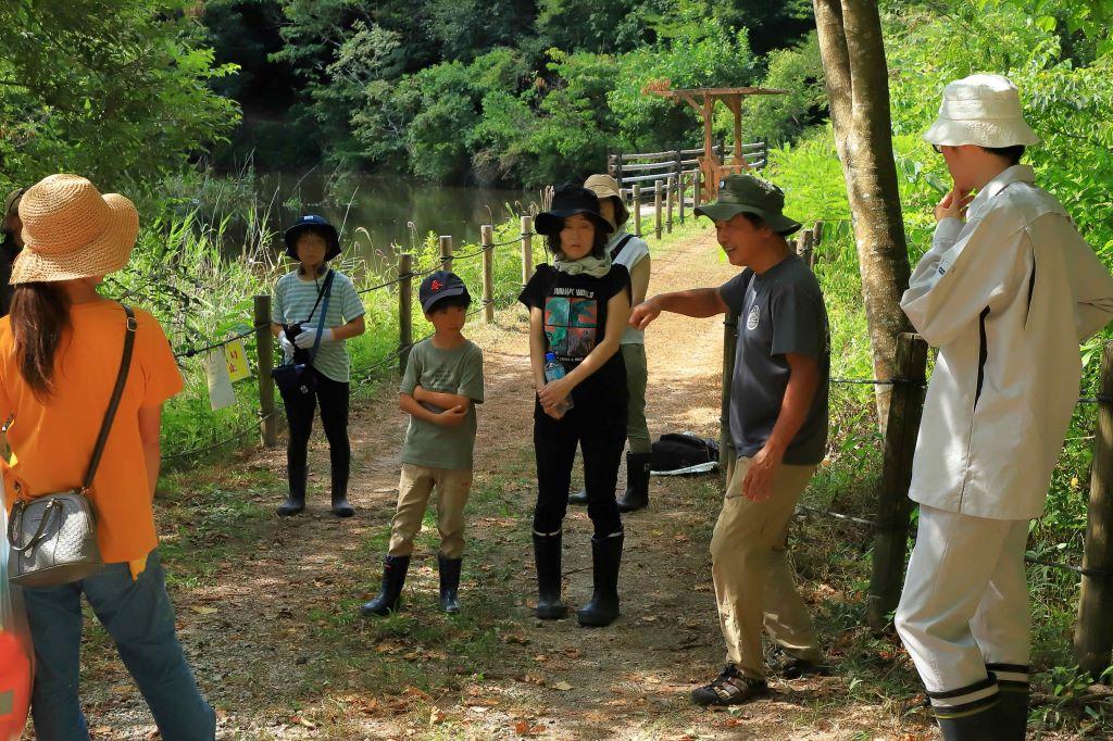 魚類捕獲の説明です