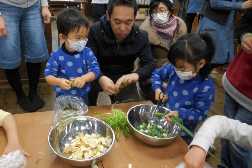 ここからは味噌汁作り体験