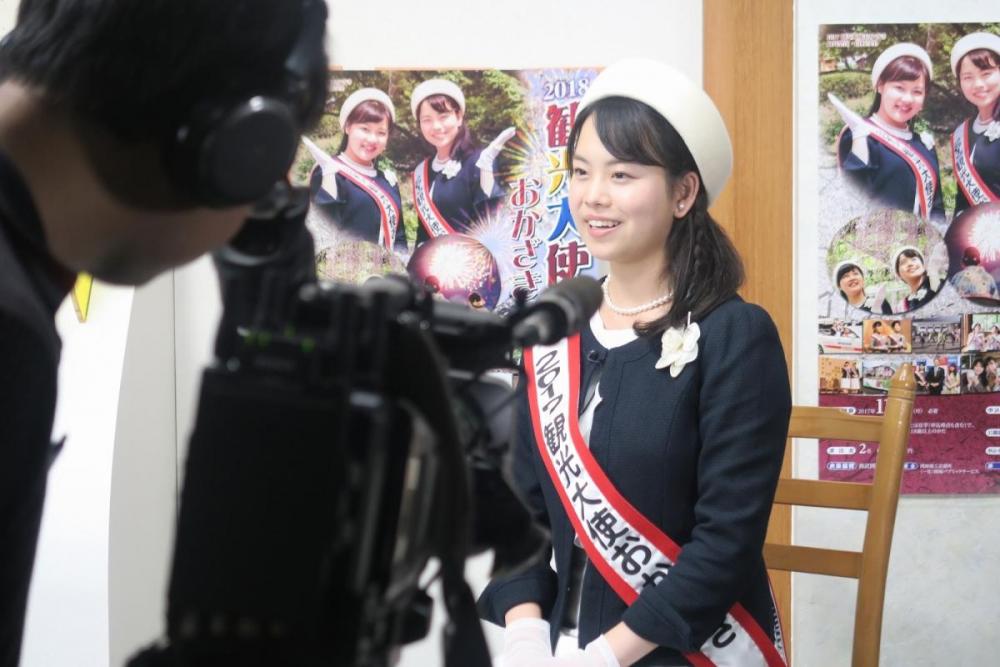 個別インタビューも撮影していただきました