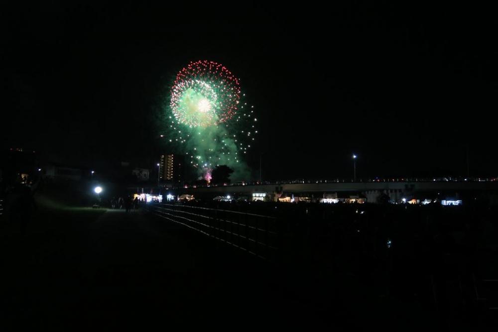 乙川の花火